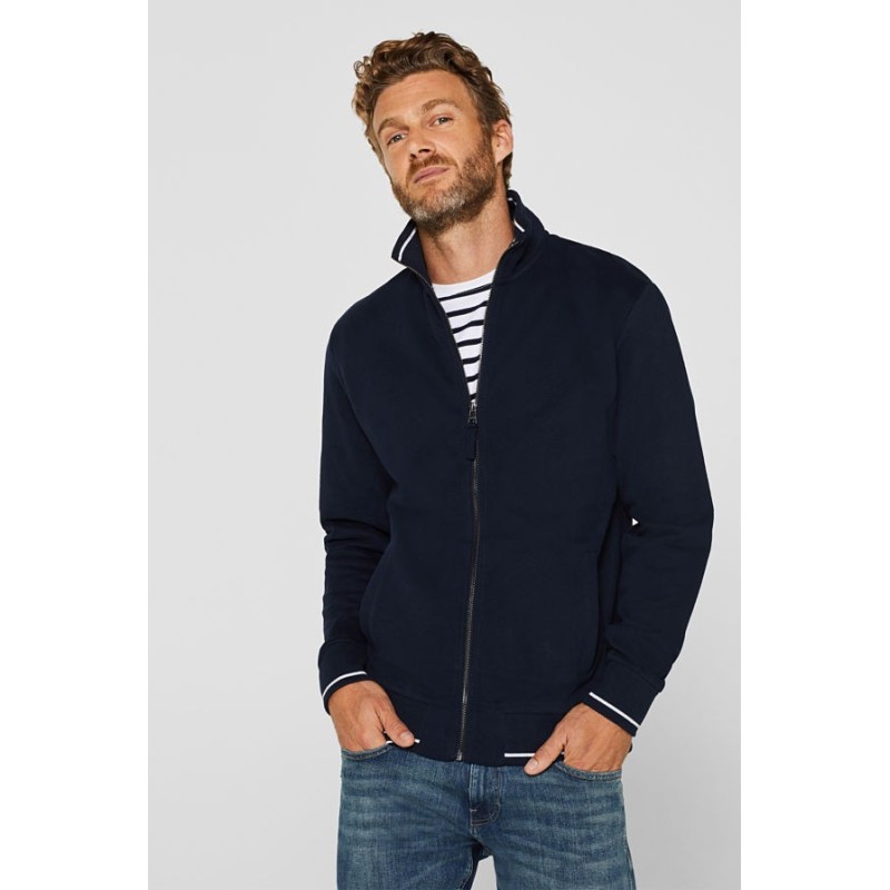 Cardigan molletonné en 100% coton
