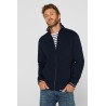 Cardigan molletonné en 100% coton